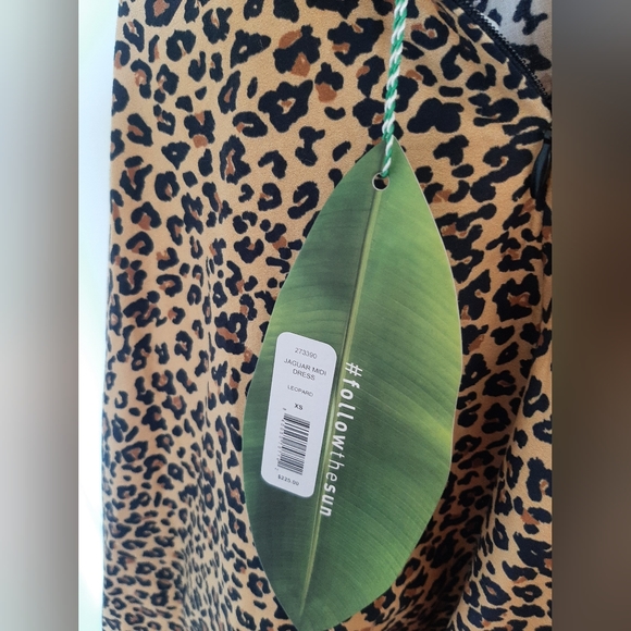 Gorgeous Farm Rio Jaguar Midi Dress NWT - Picture 8 of 8